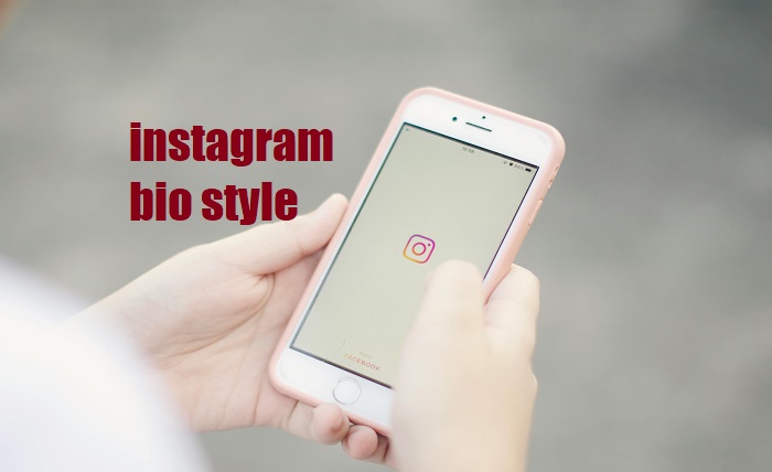 instagram bio style