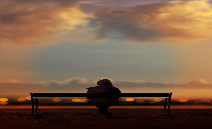 alone sad girl dp