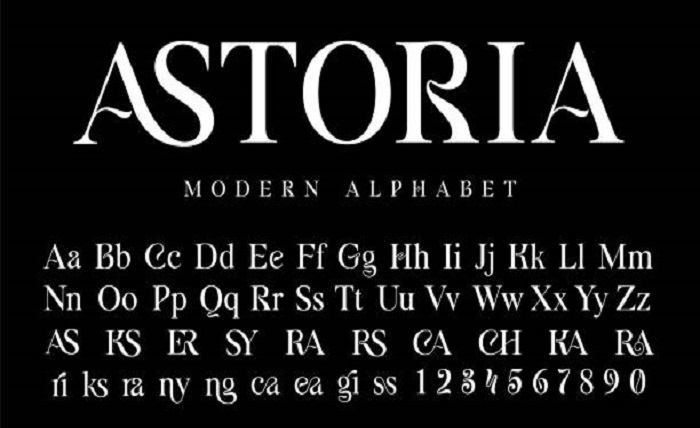 stylish font