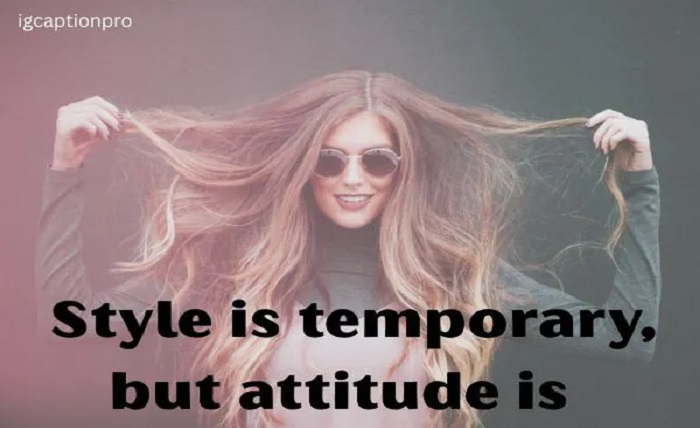 attitude caption