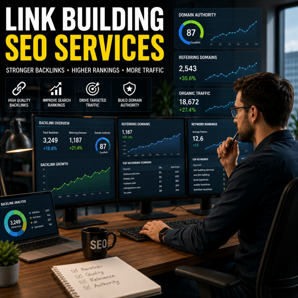 Link Building SEO Services for Higher Rankings & Traffic
