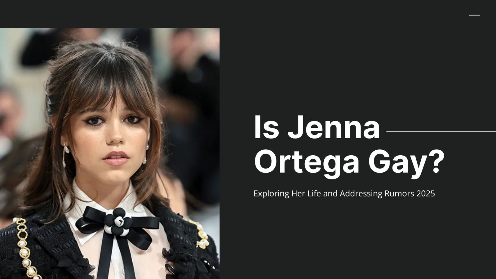 Is Jenna Ortega Gay