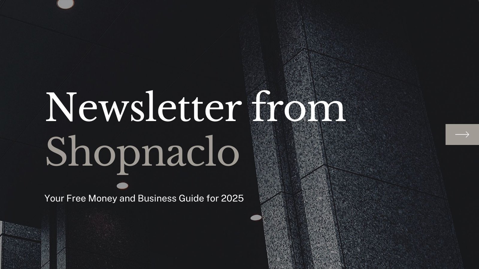 Newsletter from Shopnaclo